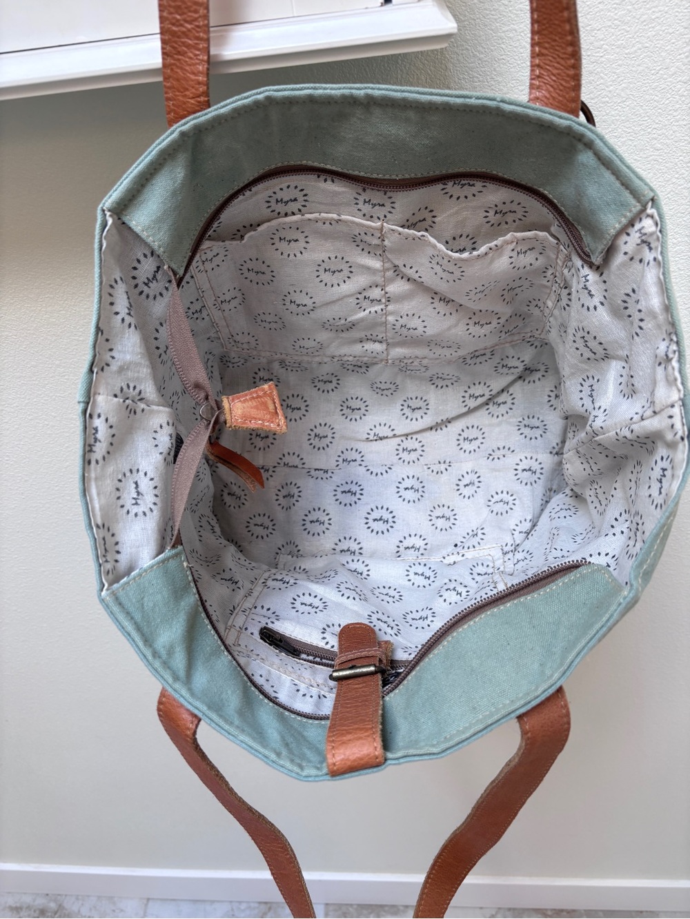 Myra La Couspaude Canvas Tote Bag View 6
